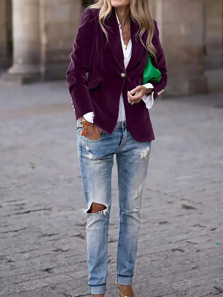 Irena | Elegant Women's Jacket with Button