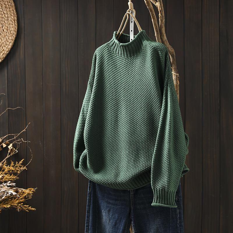 Women's Merino Wool Turtleneck Jumper