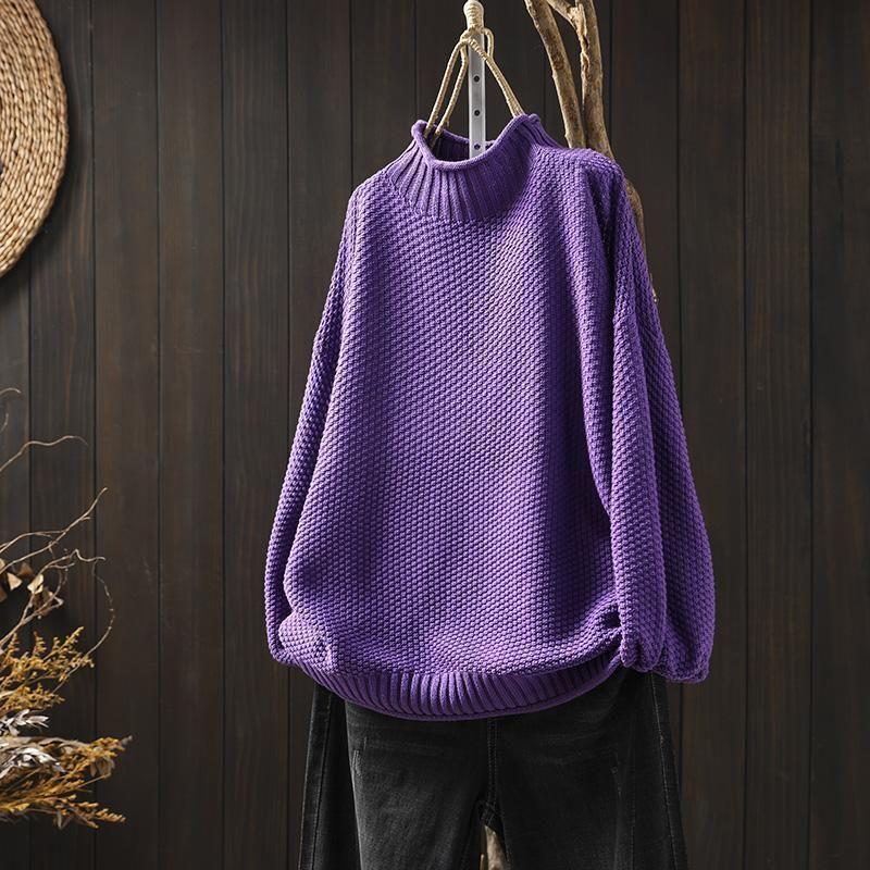 Women's Merino Wool Turtleneck Jumper