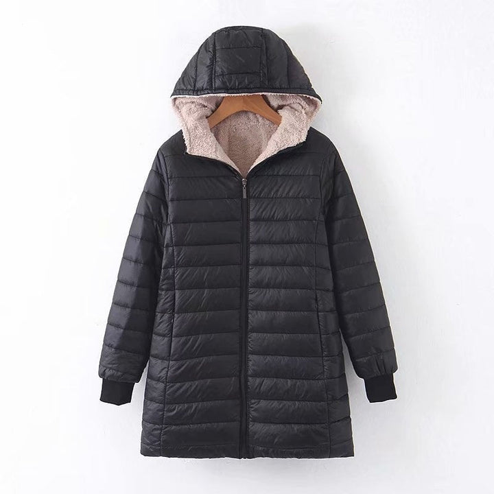 Women's Quilted Parka with Hood