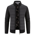 Veste matelassée hybride pour homme à manches en maille