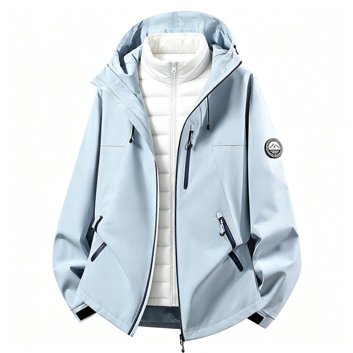 Men's Softshell Jacket with Removable Inner Layer
