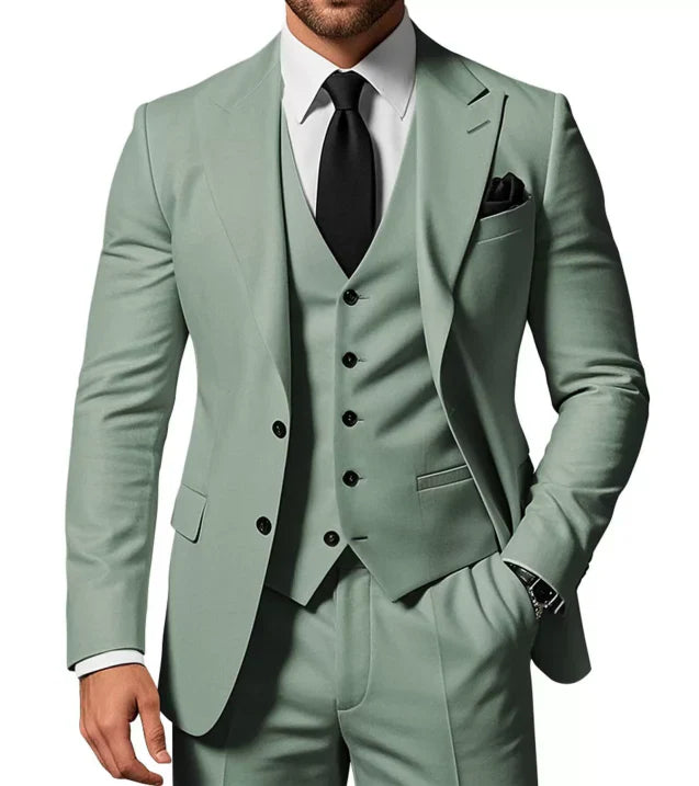 Men's Three-Piece Wedding Suit