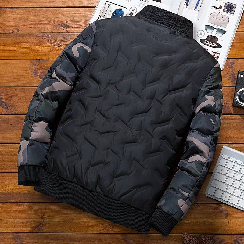 Men's Bomber Jacket with Pockets