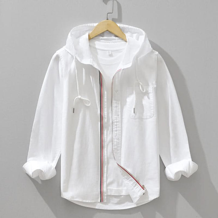 Men's Linen Blend Hoodie