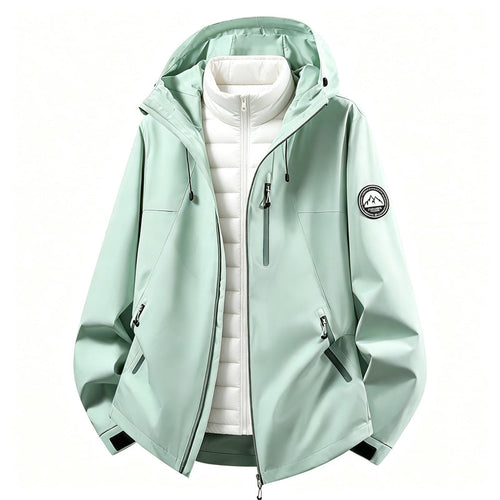 Men's Softshell Jacket with Removable Inner Layer