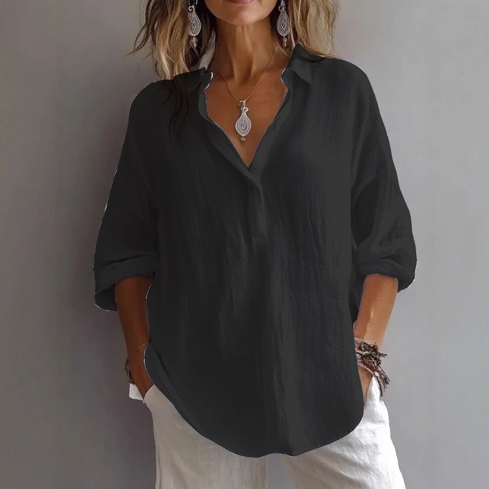 Women's Casual Linen Shirt