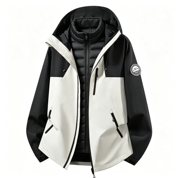 Men's Softshell Jacket with Removable Inner Layer