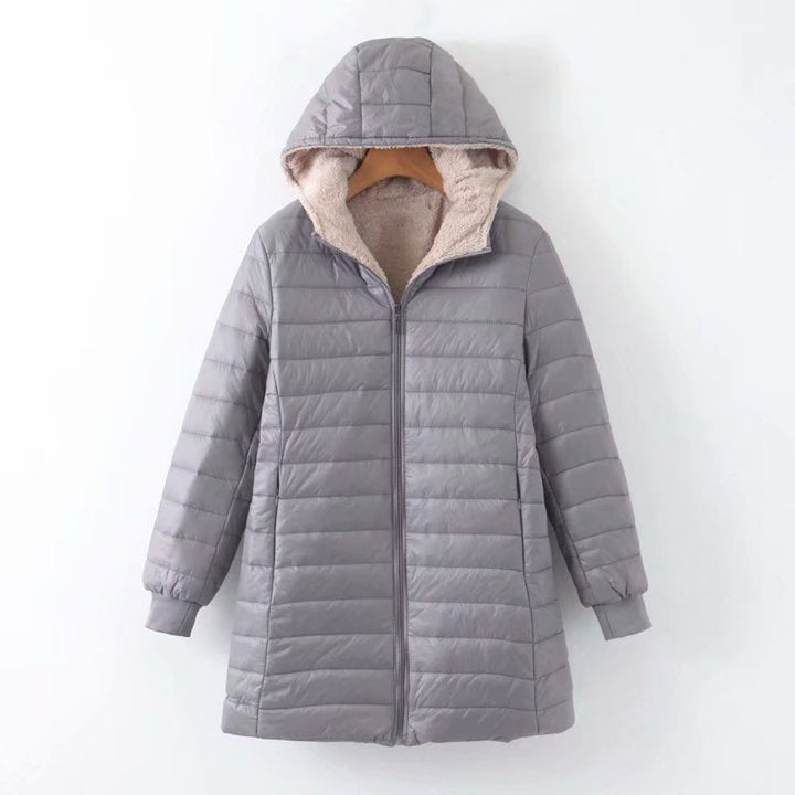Women's Quilted Parka with Hood