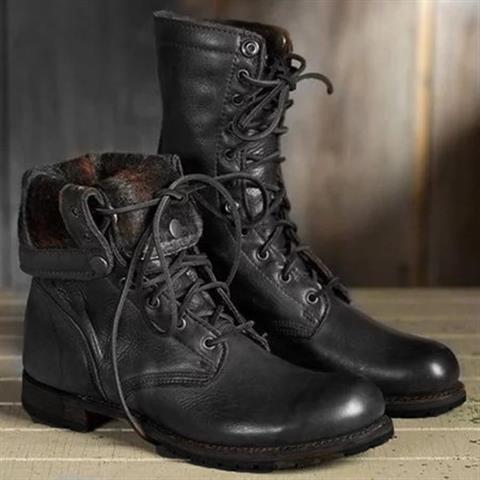 Women's Lace-Up Combat Boots