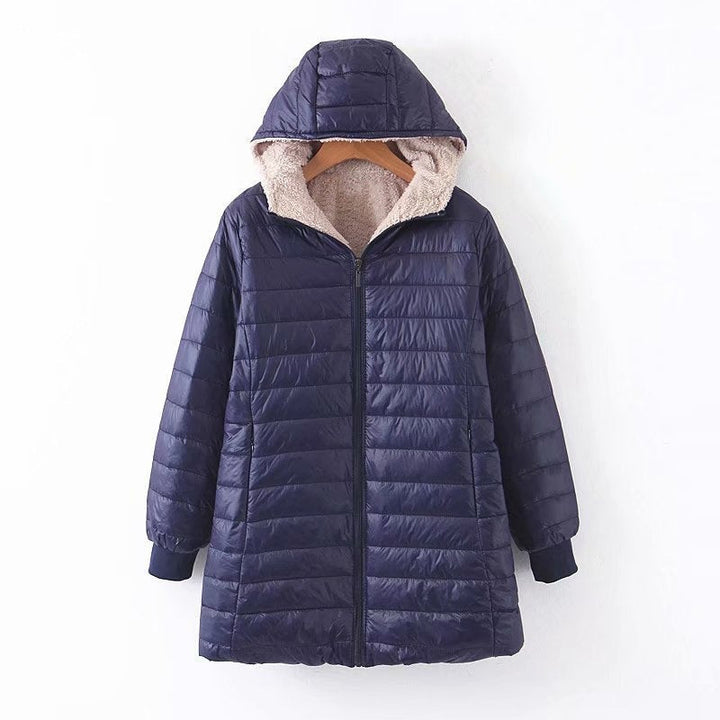 Women's Quilted Parka with Hood