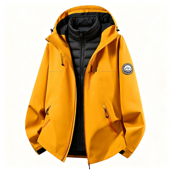 Men's Softshell Jacket with Removable Inner Layer