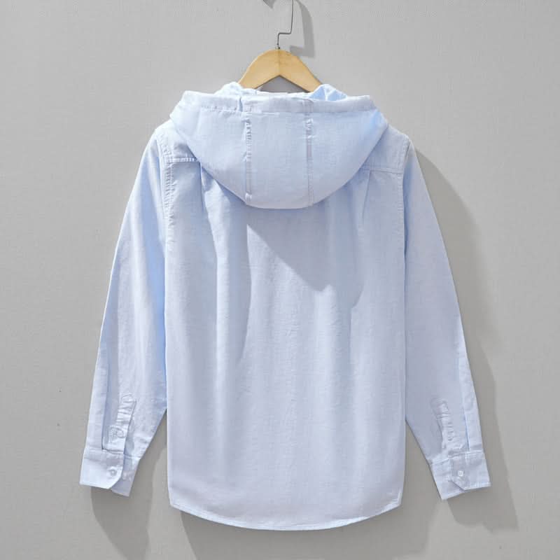 Men's Linen Blend Hoodie