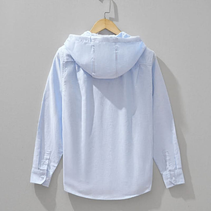 Men's Linen Blend Hoodie