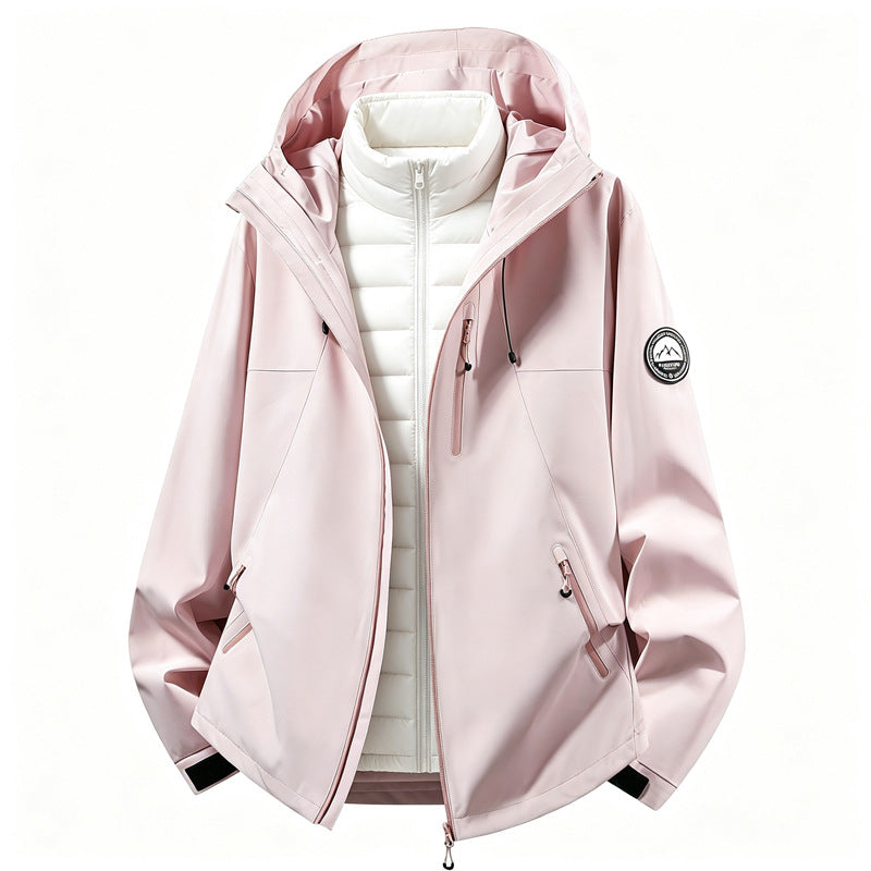 Men's Softshell Jacket with Removable Inner Layer