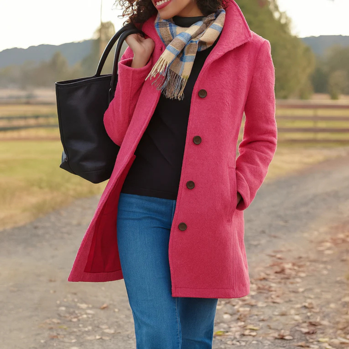 Women's Straight Cut Wool Coat