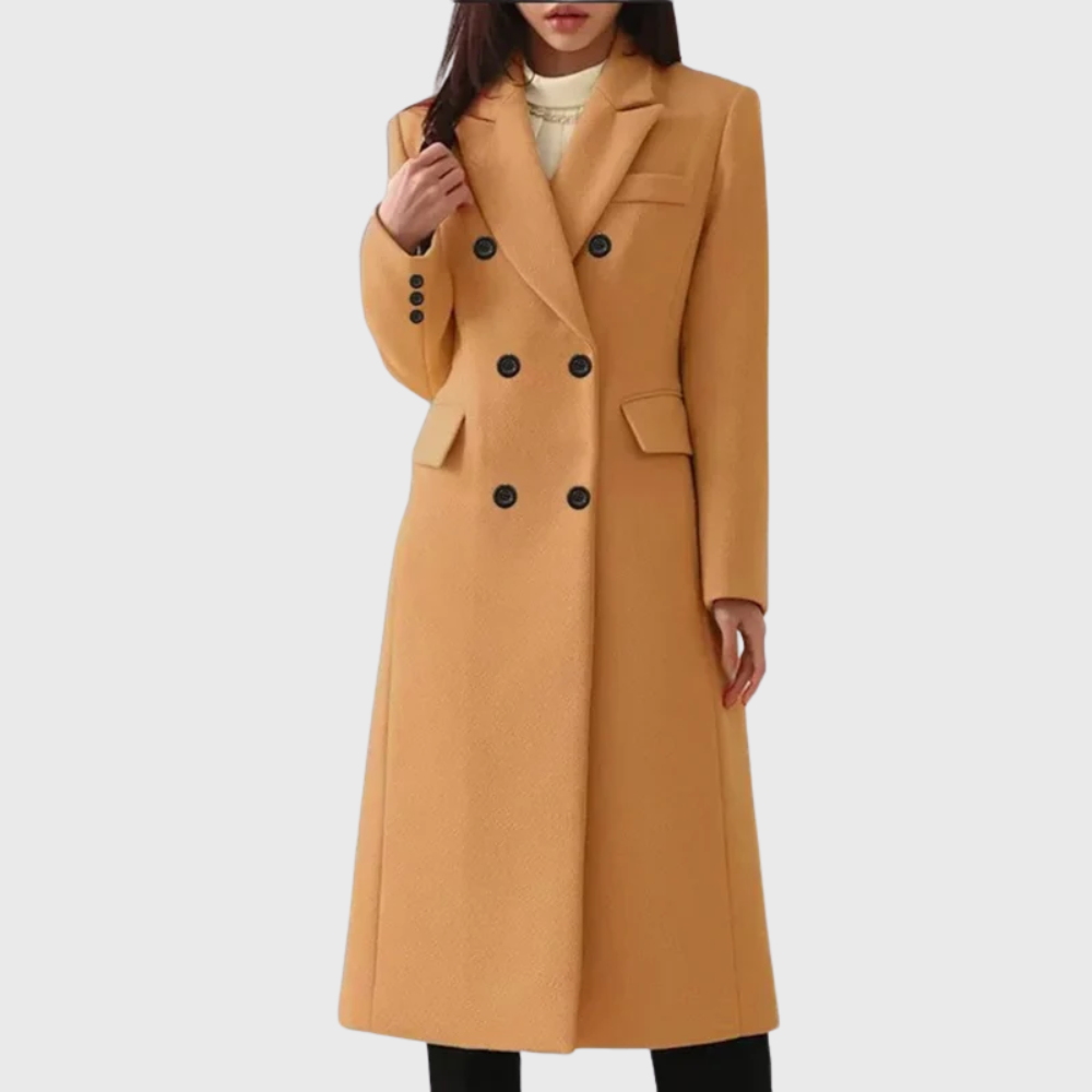 Manteau d'hiver en laine pour femme