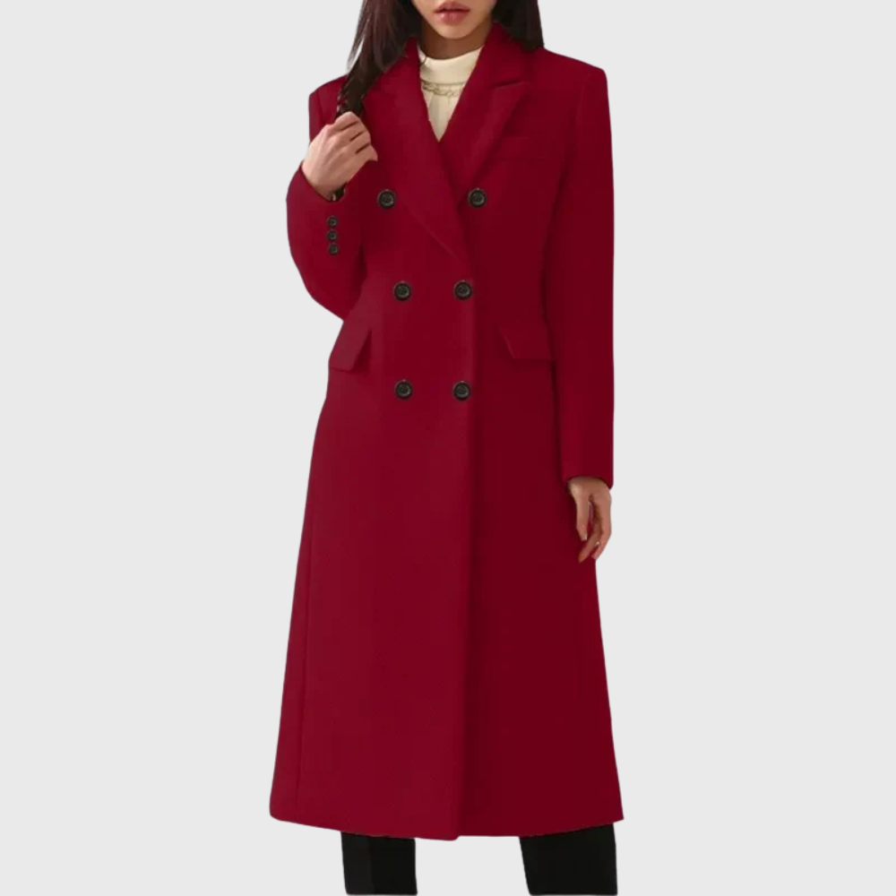 Manteau d'hiver en laine pour femme
