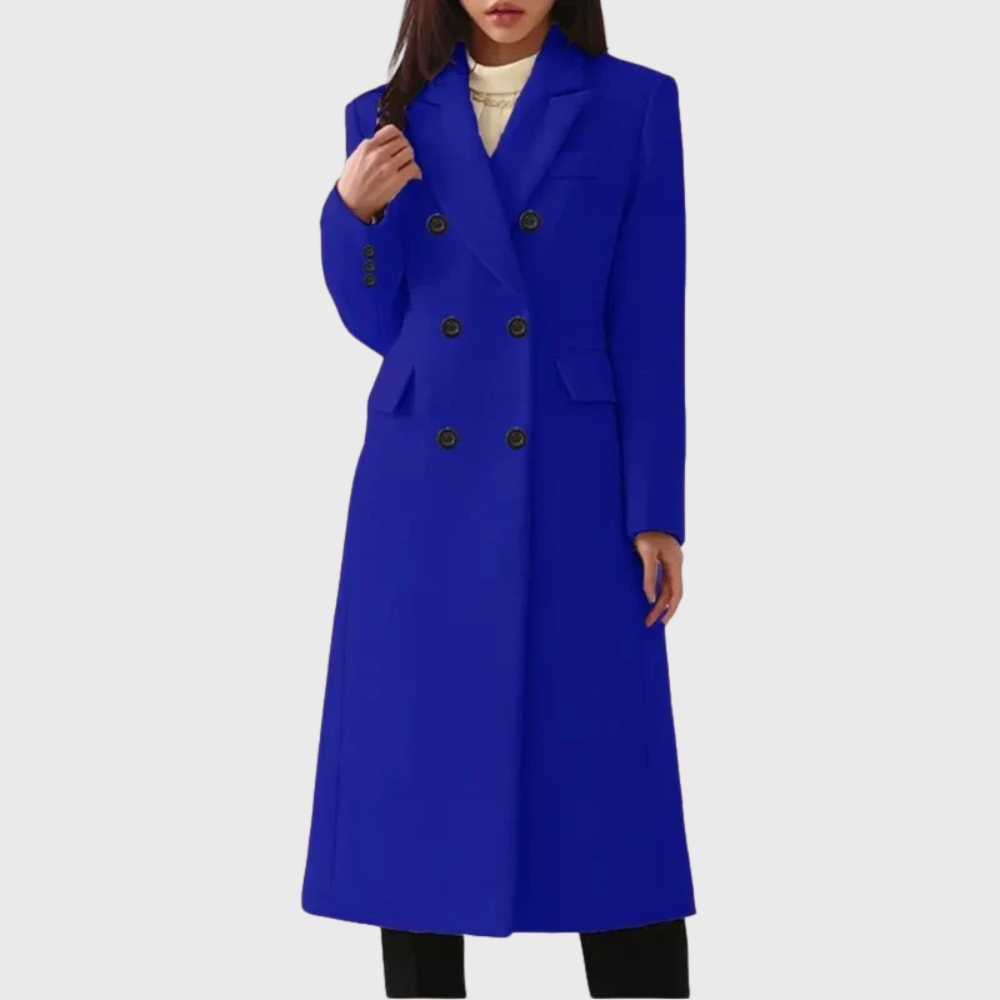 Abrigo de lana de invierno para mujer