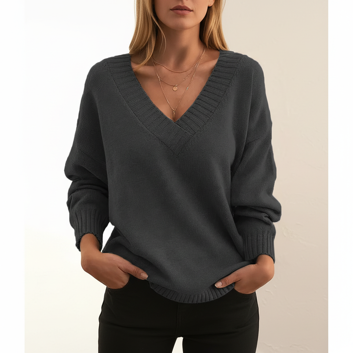 Amélie | Cashmere V-Neck Sweater