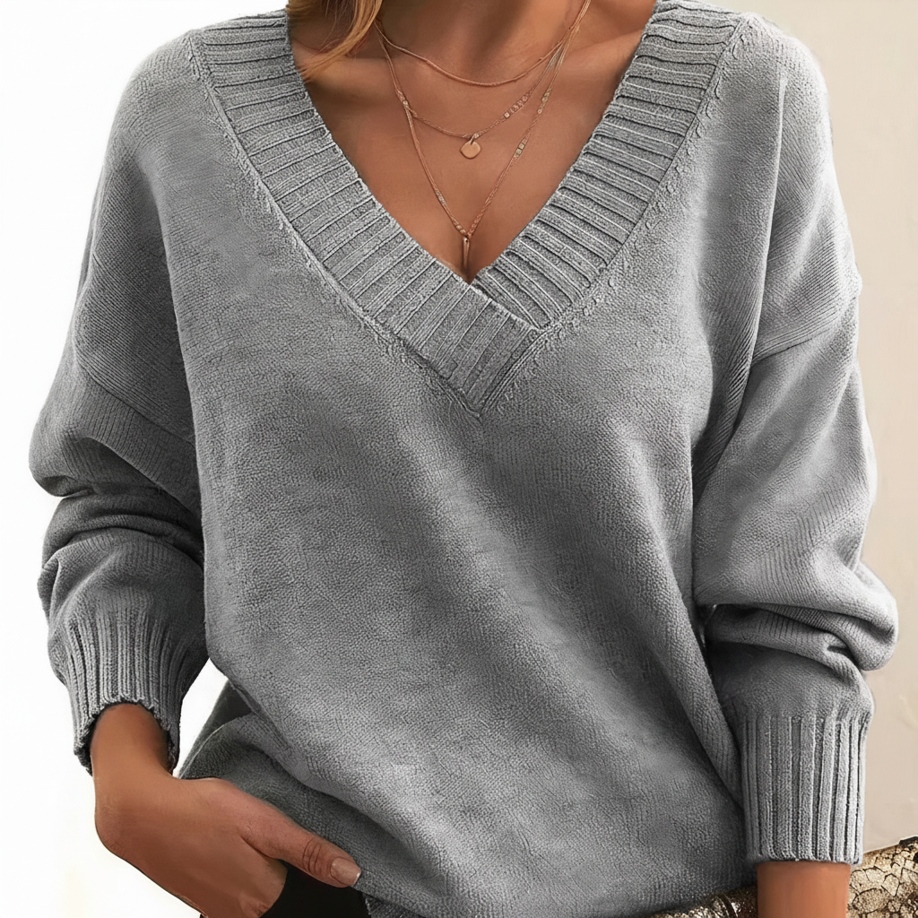 Amélie | Cashmere V-Neck Sweater