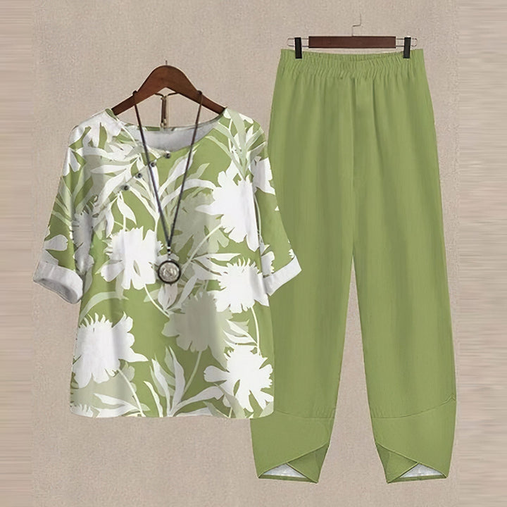 Flora | Women's Floral Two-Piece Set