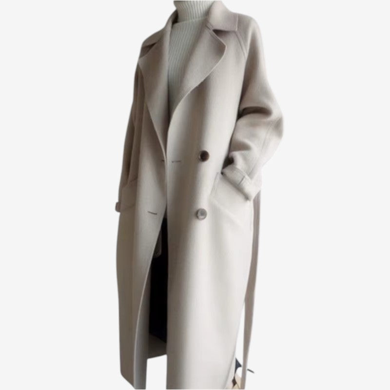 Women's Longline Button Coat
