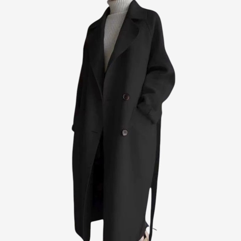 Cappotto da donna lungo con bottoni
