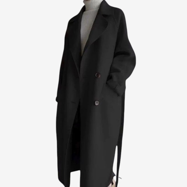 Women's Longline Button Coat