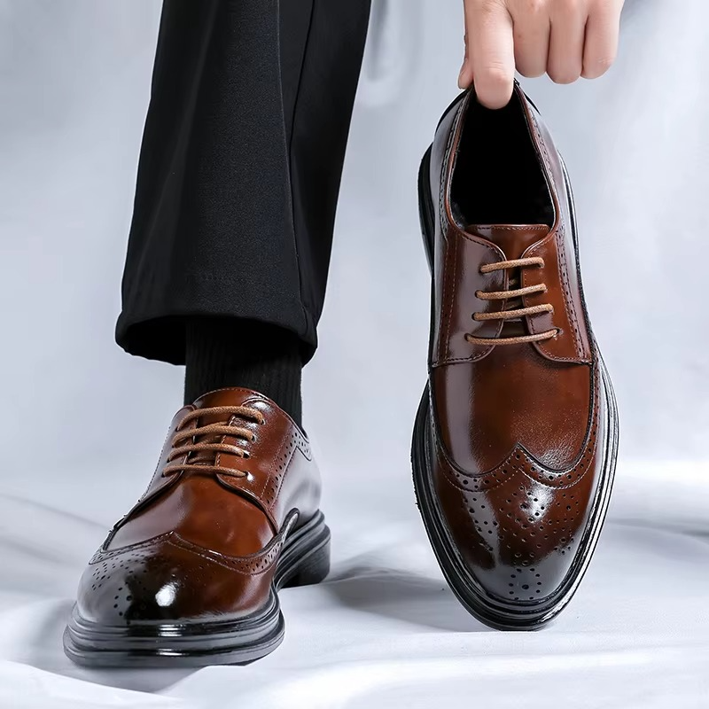 Chaussures brogues classiques pour homme