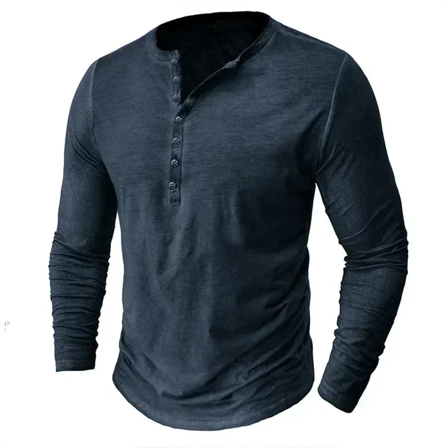 Men's Cotton Long Sleeve Shirt