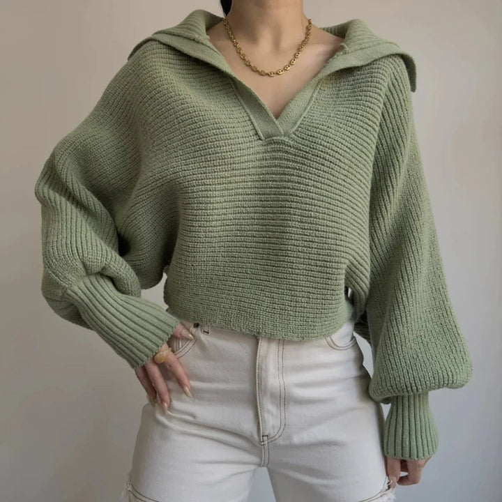 Women's Oversized Ribbed Knit Jumper