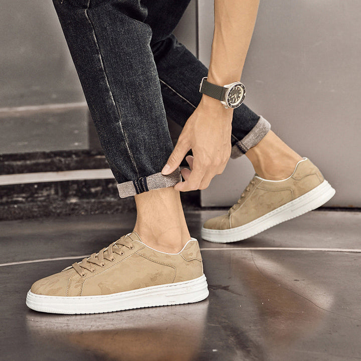 Men's Leather Style Sneakers