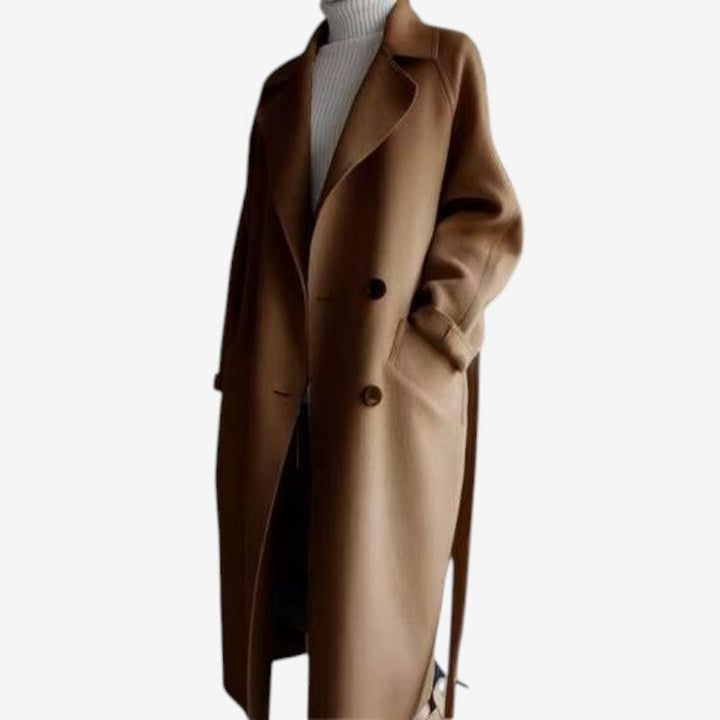 Women's Longline Button Coat