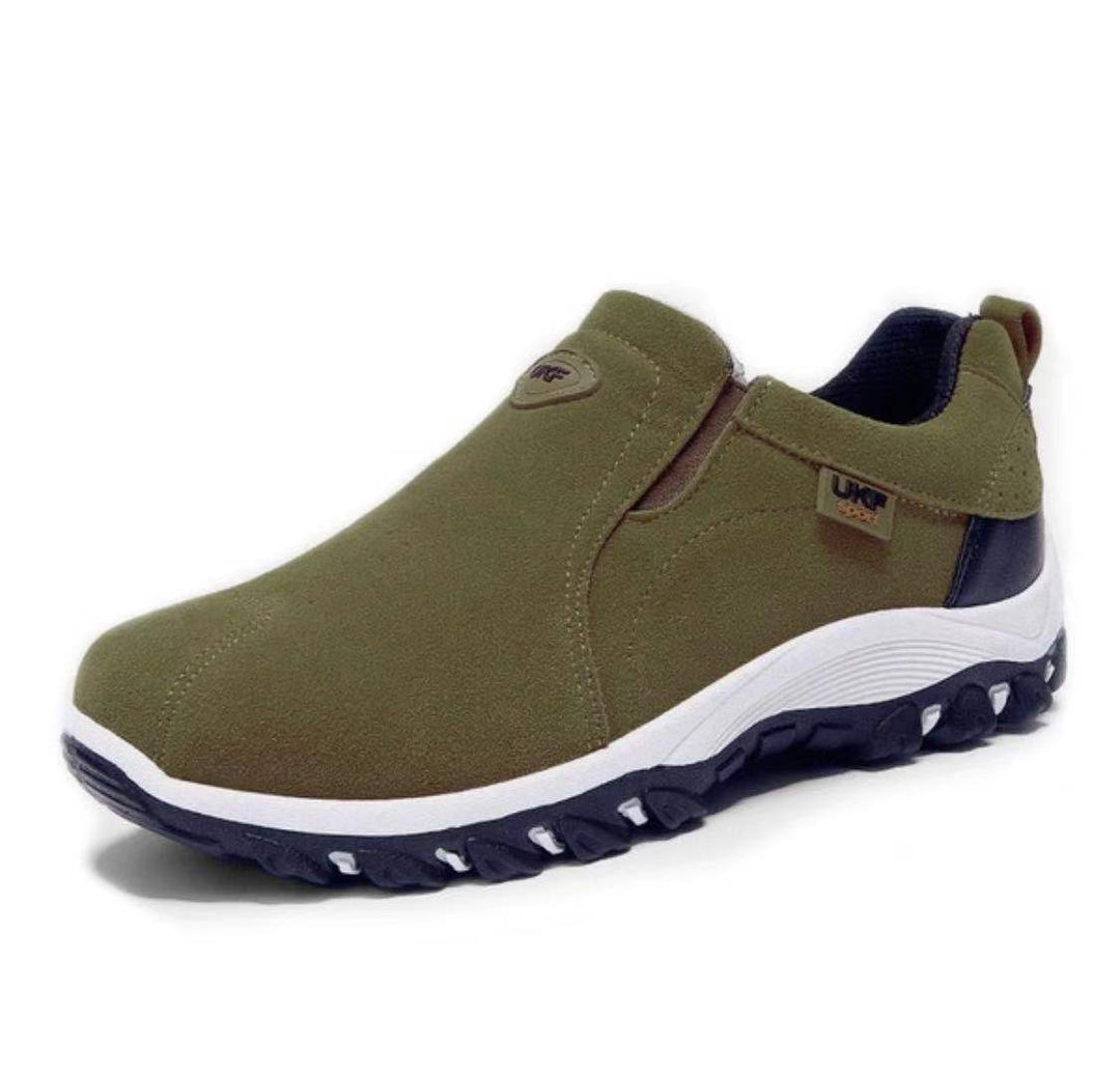 Men's Outdoor Slip-On Shoes with High Sole