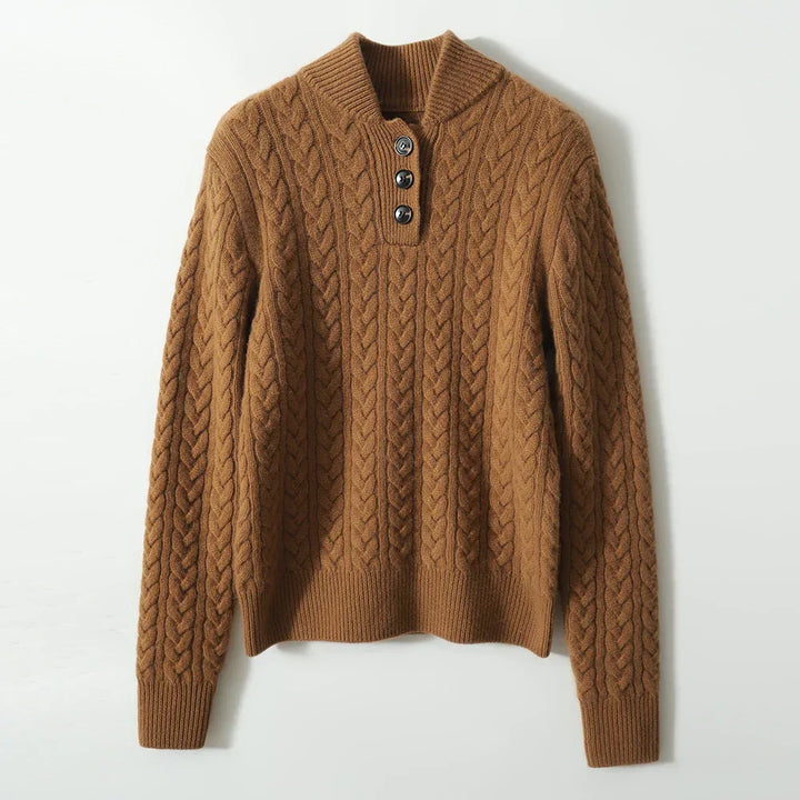 Women's Cable Knit Cashmere Blend Jumper