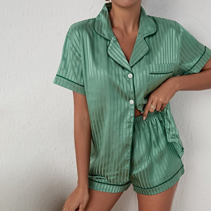 Women's Pajamas Shorts and Shirt