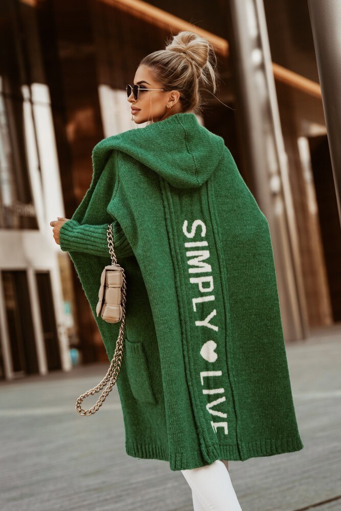 Women's Knee Length Long Cardigan