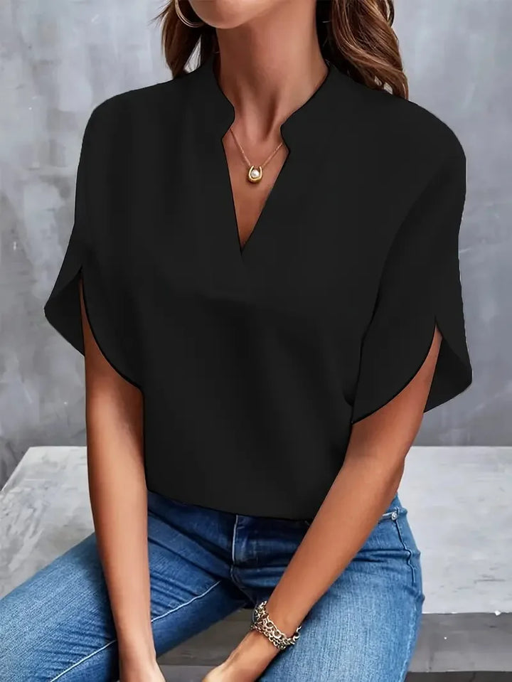 Dominika | Women's Loose V-Neck Blouse