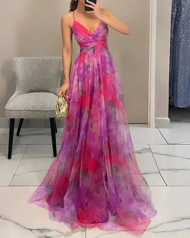 Natalia | Women's Summer Maxi Dress with Straps
