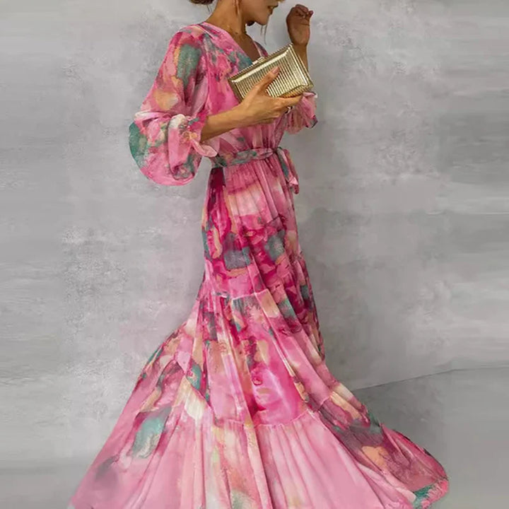 Long Sleeve Maxi Wedding Dress