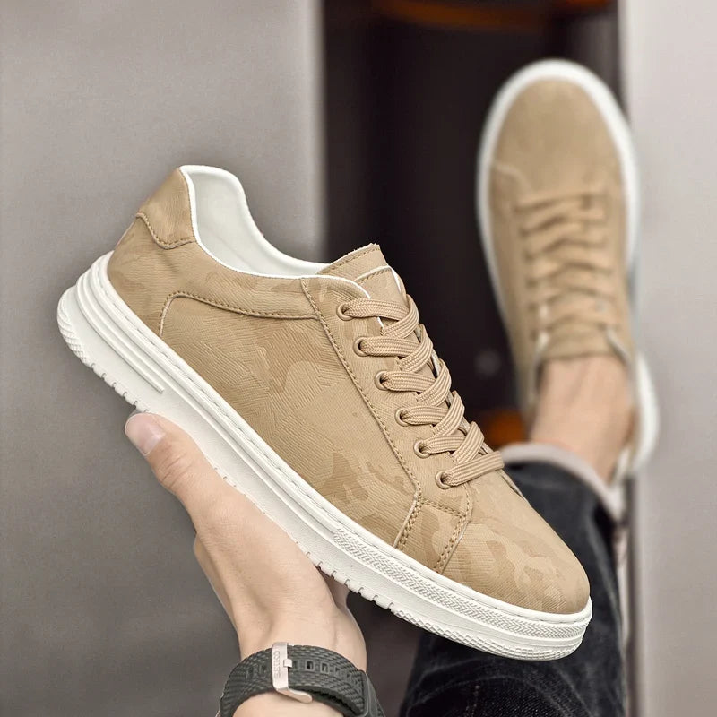 Men's Leather Style Sneakers