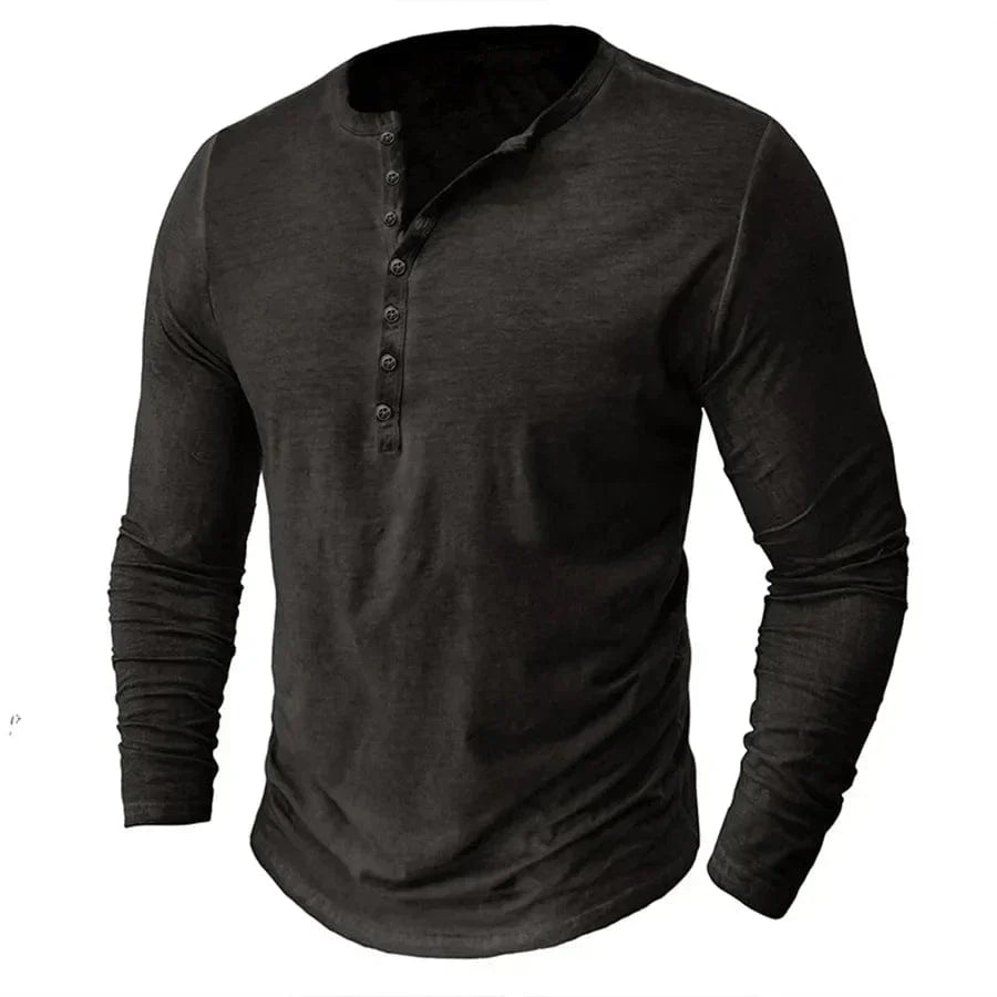 Men's Cotton Long Sleeve Shirt