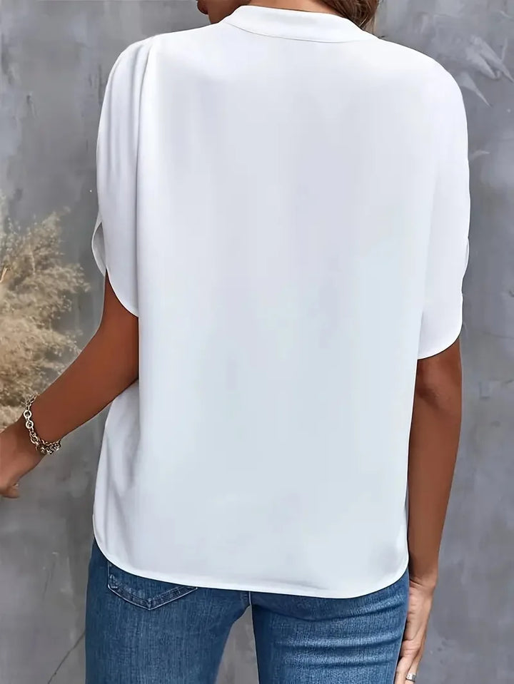 Dominika | Women's Loose V-Neck Blouse