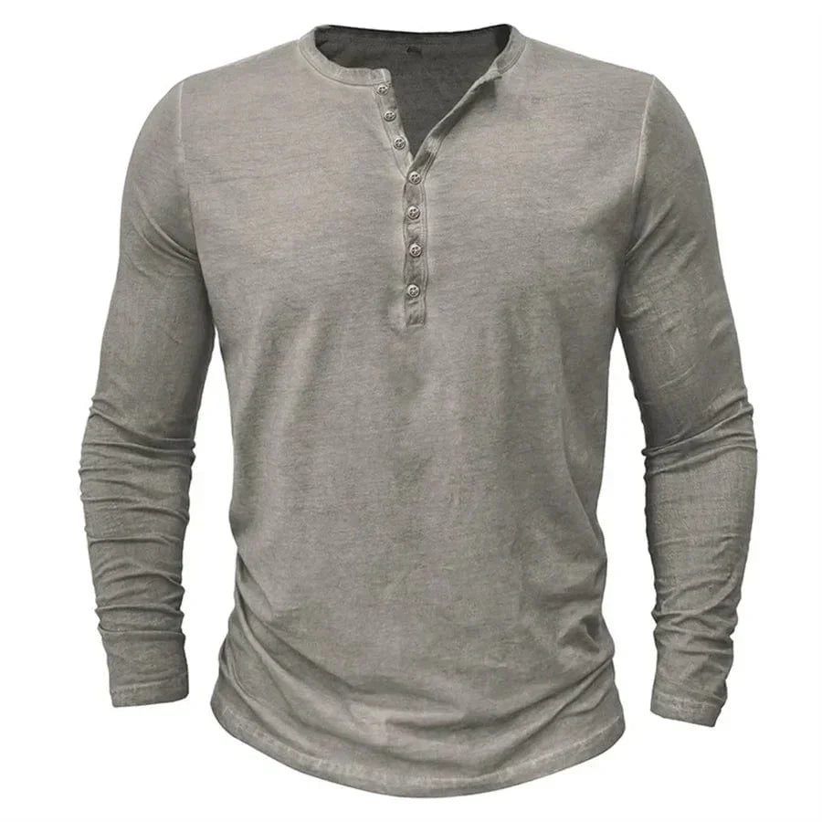 Men's Cotton Long Sleeve Shirt