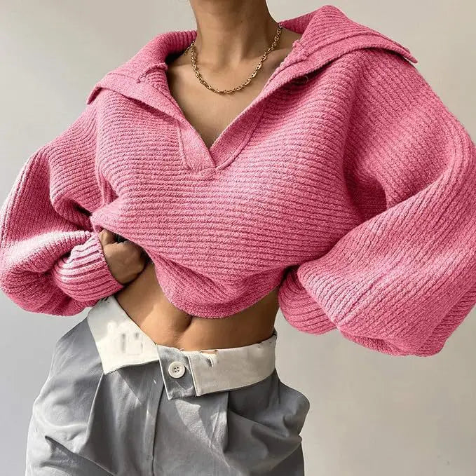 Women's Oversized Ribbed Knit Jumper