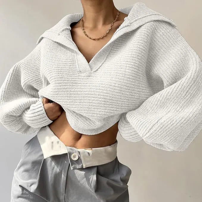 Women's Oversized Ribbed Knit Jumper