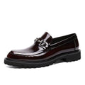 Mocassins en cuir pour homme avec mors décoratif