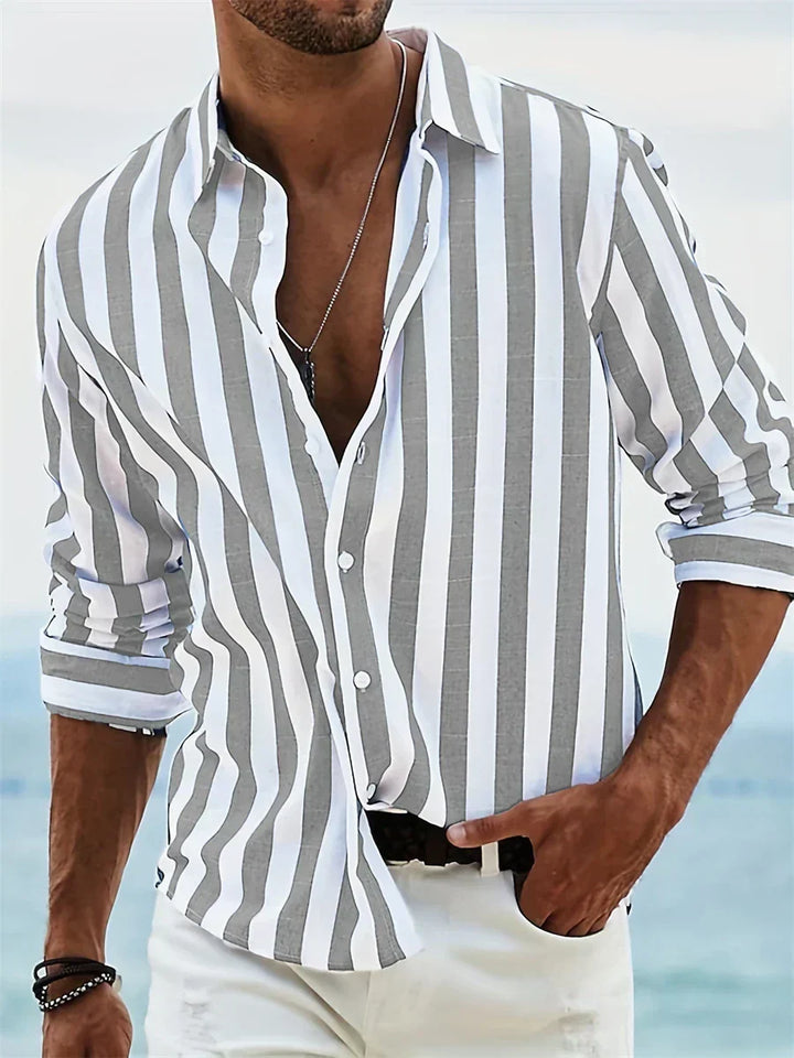 Men's Summer Striped Shirt