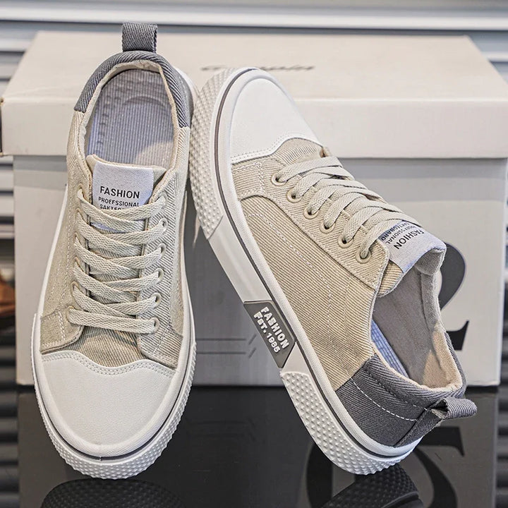 Men's Lace-Up Canvas Plimsolls